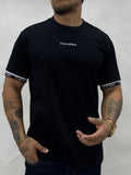 Camiseta cuello redondo en tela piqué